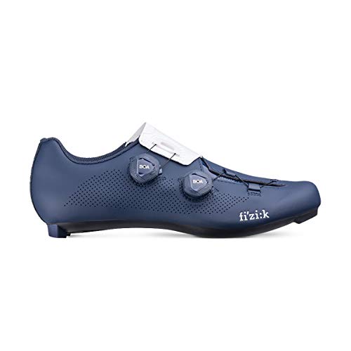 Fizik Men’s Aria R3 Road Cycling Shoes – Navy/White (Navy/White – 38.5)