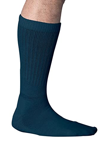 KingSize Men’s Big & Tall Mega Stretch Socks – Big – XL, Navy Blue