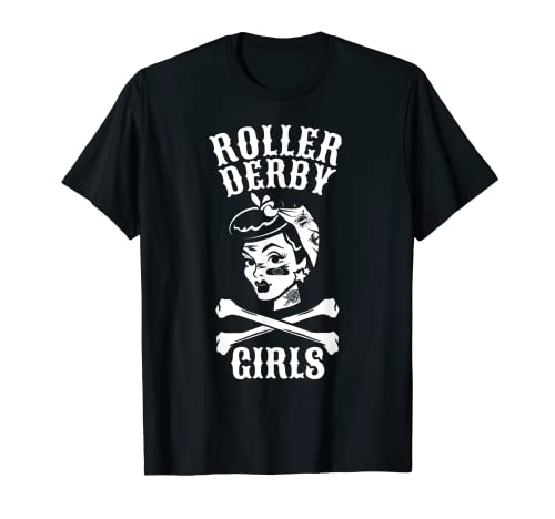 Roller Derby Girls Pinup Flat Track Roller Derby Shirt
