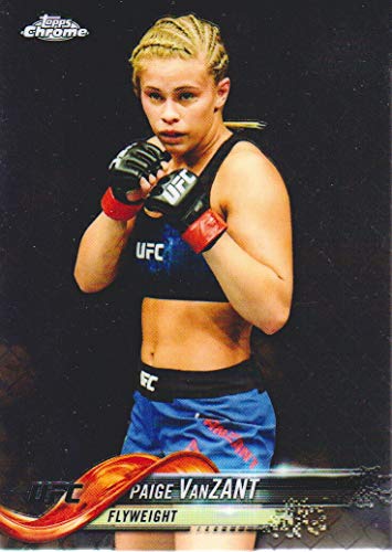 2018 Topps Chrome UFC MMA Trading Cards #33 Paige VanZant