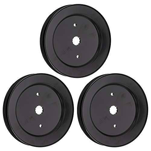 8TEN Deck Spindle Pulley for Poulan AYP 532129861 173436 153535 Husqvarna 532173436 532129861 MZT52 3 Pack