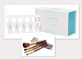 Instantly Ageless 25 Vials. Pink Original Formula is back! 4 FREE travel size makeup brushes and case included (Travel Size Brush Set)