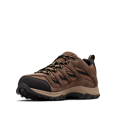 Columbia Mens Crestwood Hiking Shoe, Dark Brown, Baker, 7.5 US