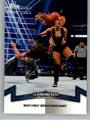 2018 Topps WWE Women’s Division Memorable Matches and Moments #SDL-1 Becky Lynch Defeats Mickie James Wrestling Trading Card