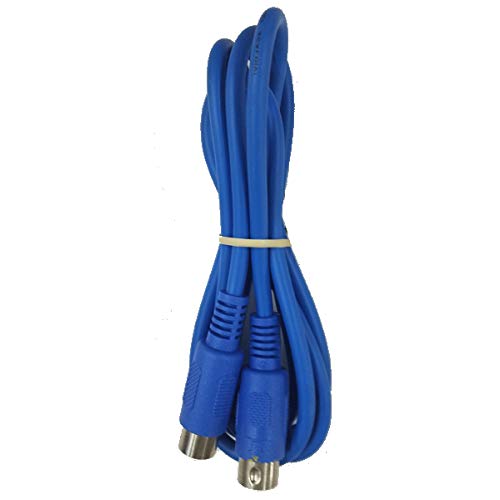 Cable Up CU/MD105/BLU 5′ MIDI Male to MIDI Male MIDI Cable (Blue)