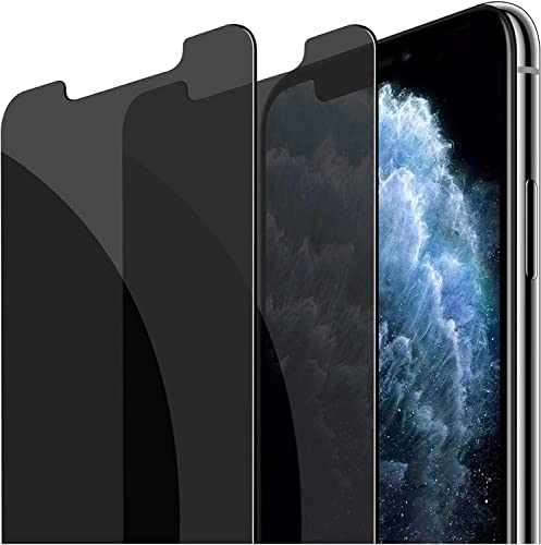 [2-Pack] iPhone Xs Max Privacy Screen Protector, CTREEY Anti-Spying, Anti-Scratch, Case Friendly Tempered Glass Screen Film Guard for Apple iPhone Xs Max 6.5″ 2018 Release (Black)