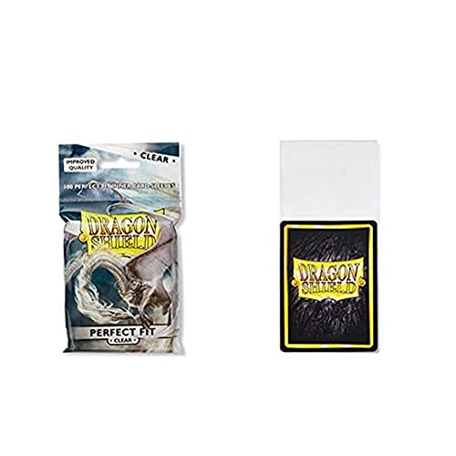 Dragon Shield Inner Sleeve Clear Standard Size 100 ct Card Sleeves Individual Pack