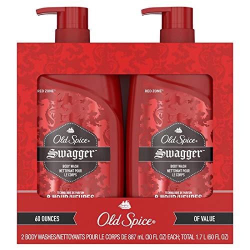 Old Spice Red Zone Swagger Body Wash for Men, 2 Pk./30 Ounce ., 60 Ounce