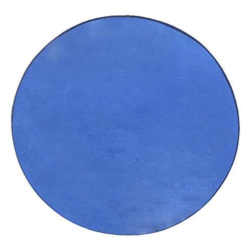 Round Pad for Kids Tent 40″ Round Rug Missingift Play Floor Mats for Kids Round Padded Mat for Teepee Play Kids Play Tents …（Deep Blue 100cm）