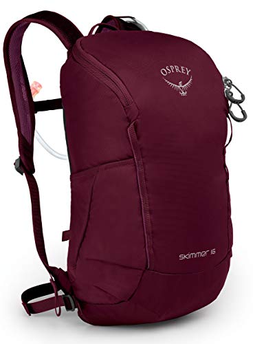 Discontinued Osprey Skimmer 16 Women’s Hiking Hydration Backpack, Plum Red