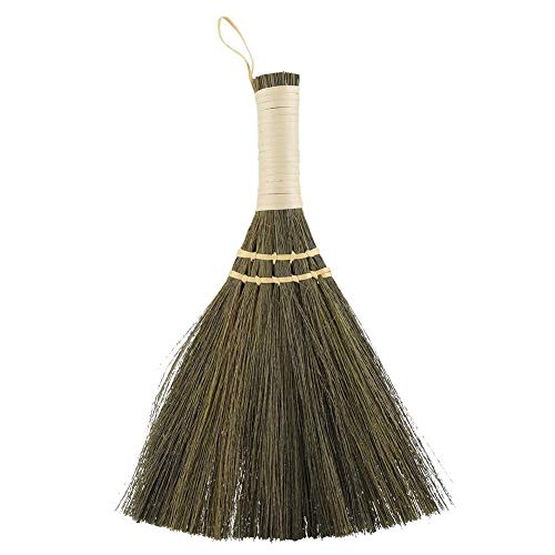 Household Manual Straw Braided Broom Small Handmade Dust Floor Cleaning Sweeping Broom Soft Hos