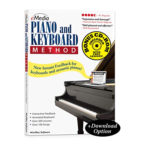 eMedia Piano & Keyboard Method V 3.0 – Amazon Exclusive Edition with 150+ Additional Lessons v3.0