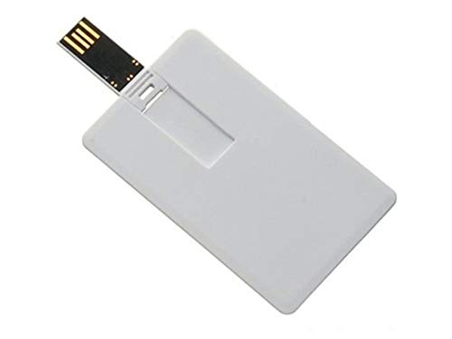Aneew 32GB Pendrive White Credit Bank Card USB Flash Drive Memory Stick U Disk Gift