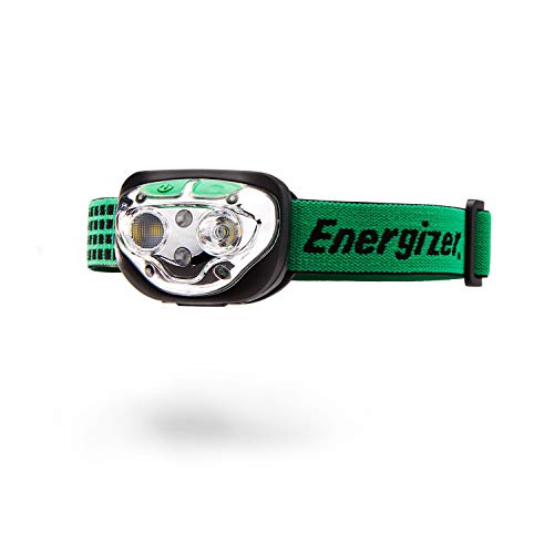 Energizer Vision LED Rechargeable Headlamp, Water Resistant Bright LED Headlamp for Outdoors, Camping Gear and Hurricane Supplies, Includes USB Charging Cable, Pack of 1