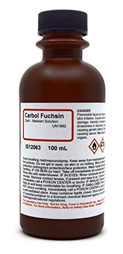 Carbol Fuchsin Solution, 100mL – Excellent for Microbiology & Biochemistry Experiments – The Curated Chemical Collection by Innovating Science