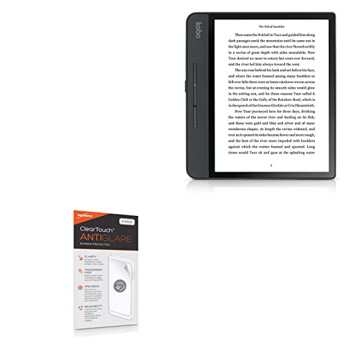 Screen Protector for Kobo Forma (Screen Protector by BoxWave) – ClearTouch Anti-Glare (2-Pack), Anti-Fingerprint Matte Film Skin for Kobo Forma