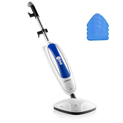 Reliable 200CU Steamboy Steam Floor Mop with 4 Microfiber Pads,1500W Steam Mop for Tile and Hardwood Floor, Fast Heat Up Floor Steamer mop, 180-Degree Swivel Head Tile Grout Cleaning Machine
