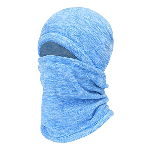 mysuntown Balaclava Face Mask, Balaclava Ski Mask, UV Protector Pooh Shiesty Mask,Cycling Balaclava WomenNeck Scarf for Men, Blue, for Winter