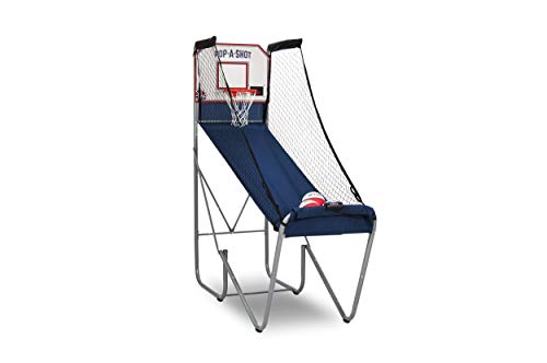 Pop-A-Shot Official Home Single Shot Basketball Arcade Game – 10 Different Games – 6 Audio Options – Near 100% Scoring Accuracy – Large LED Scoreboard