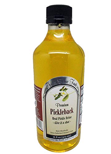 Pickleback Real Pickle Brine 16oz Bottle -100% Pickle Juice Forest Floor (Single Bottle)