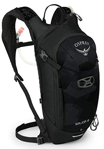 Discontinued Osprey Salida 8 Women’s Bike Hydration Backpack with Hydraulics Reservoir, Black Cloud