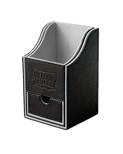 Arcane Tinman Dragon Shield: Nest Plus Deck Box – Black and Light Grey, Large
