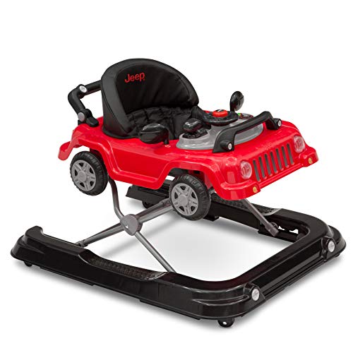 Jeep Classic Wrangler 3-in-1 Grow with Me Walker by Delta Chidlren, Red
