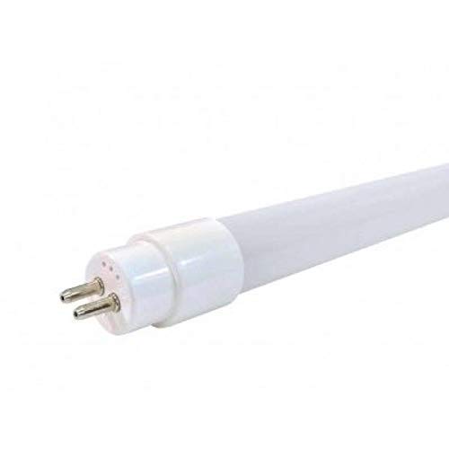 GE LED26ET5/G/4/830 T5 Glass LED Tube Lamp 19203 Frosted 3000K (Soft White), G5 Base, 80 CRI, Plug n Play Ballast Needed DLC, UL, 50,000 Hours Lifespan – 20 Pieces