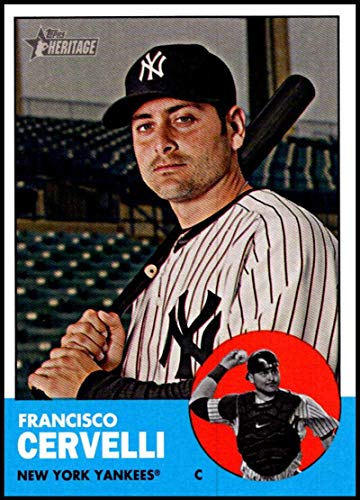 2012 Topps Heritage #329 Francisco Cervelli NM-MT New York Yankees Official MLB Baseball Card