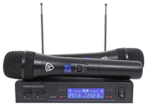 RockvilIe RWM1203VH Wireless (2) Handheld Microphones 4 Church Sound Systems | The Storepaperoomates Retail Market - Fast Affordable Shopping