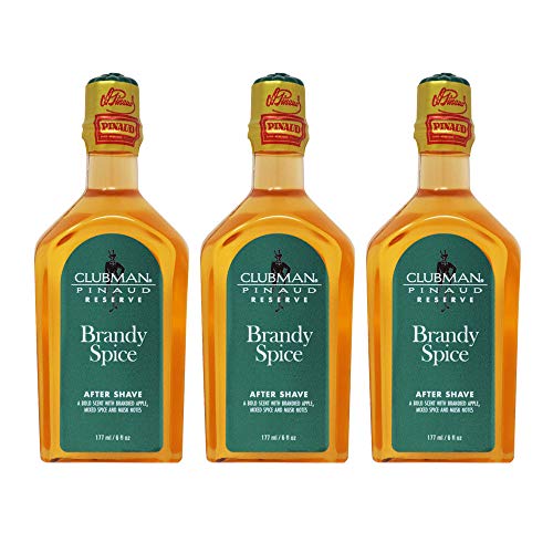 Clubman Reserve Brandy Spice After Shave Lotion 6 oz (Pack Of 3)