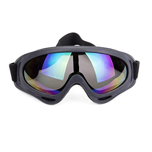 CAREONLINE Safety Ski Goggles, Unisex Snow Snowboard Safety Glasses Anti-fog UV Protection