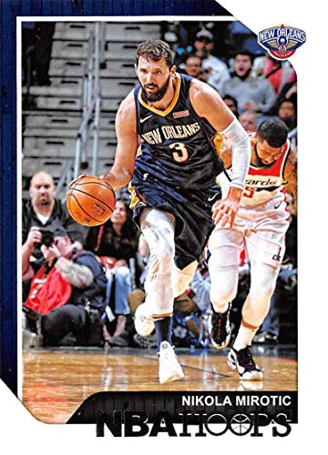 2018-19 NBA Hoops Basketball #201 Nikola Mirotic New Orleans Pelicans Official Trading Card made by Panini