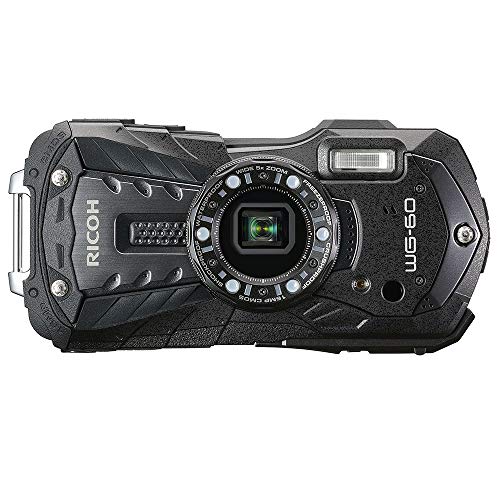 RICOH Waterproof Digital Camera WG-60 Black 14m Withstand Shock 1.6m Cold -10 BK 03825