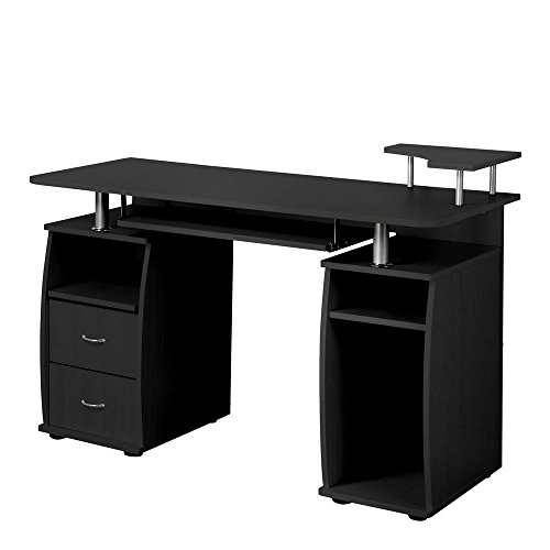 Adumly Computer PC Desk Work Station Office Home Raised Monitor & Printer Furniture