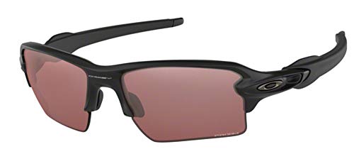 Oakley Flak 2.0 XL OO9188 918890 59M Matte Black/Prizm Dark Golf Sunglasses For Men+BUNDLE Accessory Leash Kit+ BUNDLE with Designer iWear Care Kit