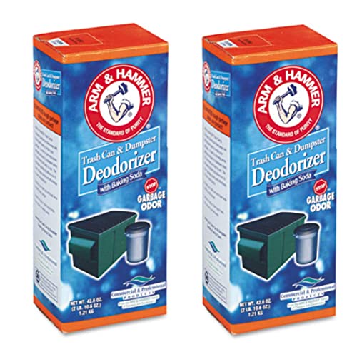 Arm & Hammer 51446 42.6 oz Trash and Dumpster Deodorizer Can (2 PACK)
