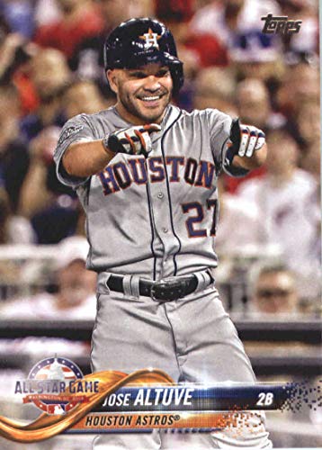 2018 Topps Update and Highlights Baseball Series #US299 Jose Altuve Houston Astros Official MLB Trading Card