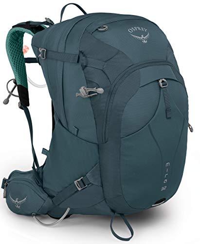 Discontinued Osprey Mira 32 Women’s Hiking Hydration Backpack, Bahia Blue