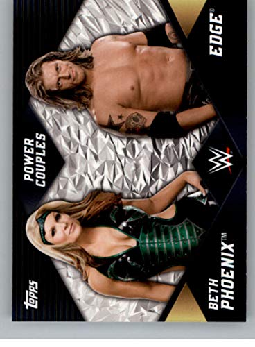 2018 Topps WWE Women’s Division Evolution Power Couples Wrestling #PC-9 Beth Phoenix/Edge Official Retail Exclusive Insert Trading Card