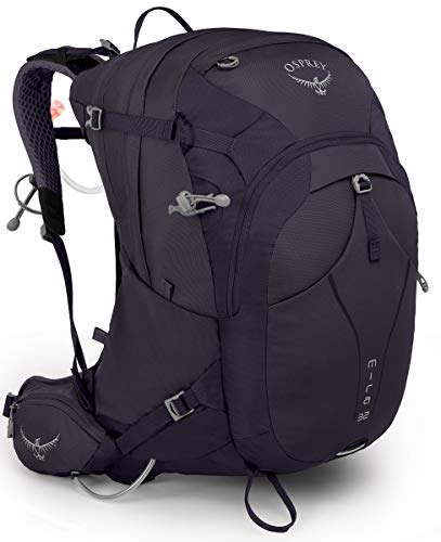 Discontinued Osprey Mira 32 Women’s Hiking Hydration Backpack, Celestial Charcoal
