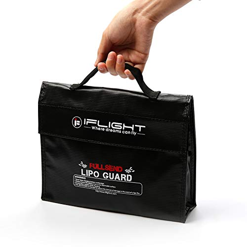 iFlight Lipo Battery Bag Fireproof Explosionproof Lipo Guard Bag Pouch Sack for Safe Charge & Storage 240x190x60mm Size