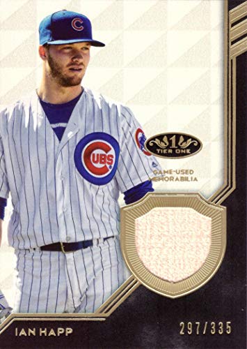 2018 Topps Tier One Relics #T1R-IH Ian Happ Game Used Bat Baseball Card – Only 335 made!