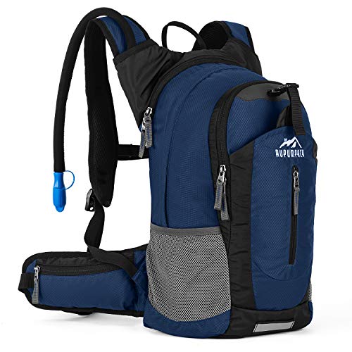 RUPUMPACK 18L Hydration Backpack – 2.5L BPA Free Bladder Daypack – Water Pack for Hiking Running Cycling Camping