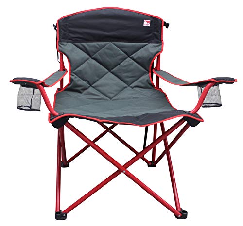 Outdoor Spectator Super Oversized Double Quilted Padded XXL Big Boy 500 lb. Capacity Folding Camp Chair