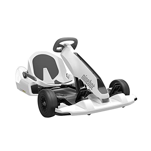 Segway Ninebot Electric GoKart, 13.7 Miles and 10MPH, W. Capacity 220lbs, Outdoor Race Pedal Go Karting Car for Kids and Adults, Adjustable Length and Height, Ride on Toys