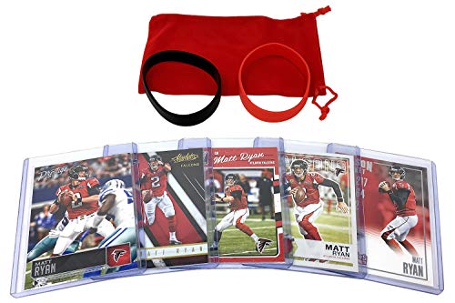 Matt Ryan Football Cards (5) Assorted Bundle – Atlanta Falcons Trading Card Gift Set