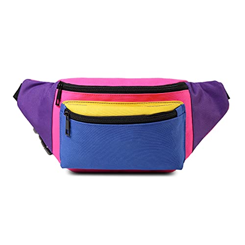 MIAIULIA 80s Neon Waist Fanny Pack for 80s Costumes,Festival Travel Party #Other