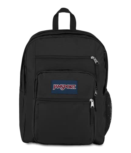 JanSport Laptop Backpack for College Students, Teens, Black – High-Quality Computer Bag with 2 Compartments, Ergonomic Shoulder Straps, 15” Laptop Sleeve, Haul Handle – Book Rucksack