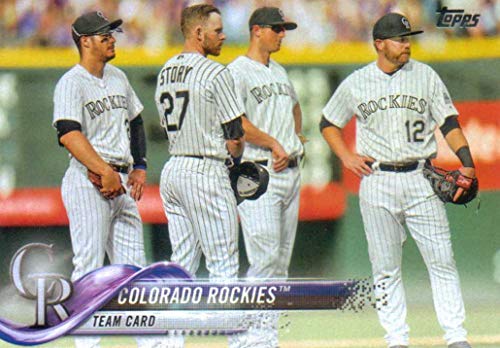 Colorado Rockies 2018 Topps Complete Mint Hand Collated 28 Card Team Set with Nolan Arenado, Charlie Blackmon and Trevor Story Plus